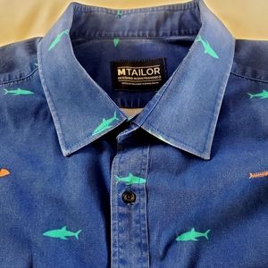 MTailor Mens Casual Button Down Shirt. Size: See Measurements.  Excellent Cond.